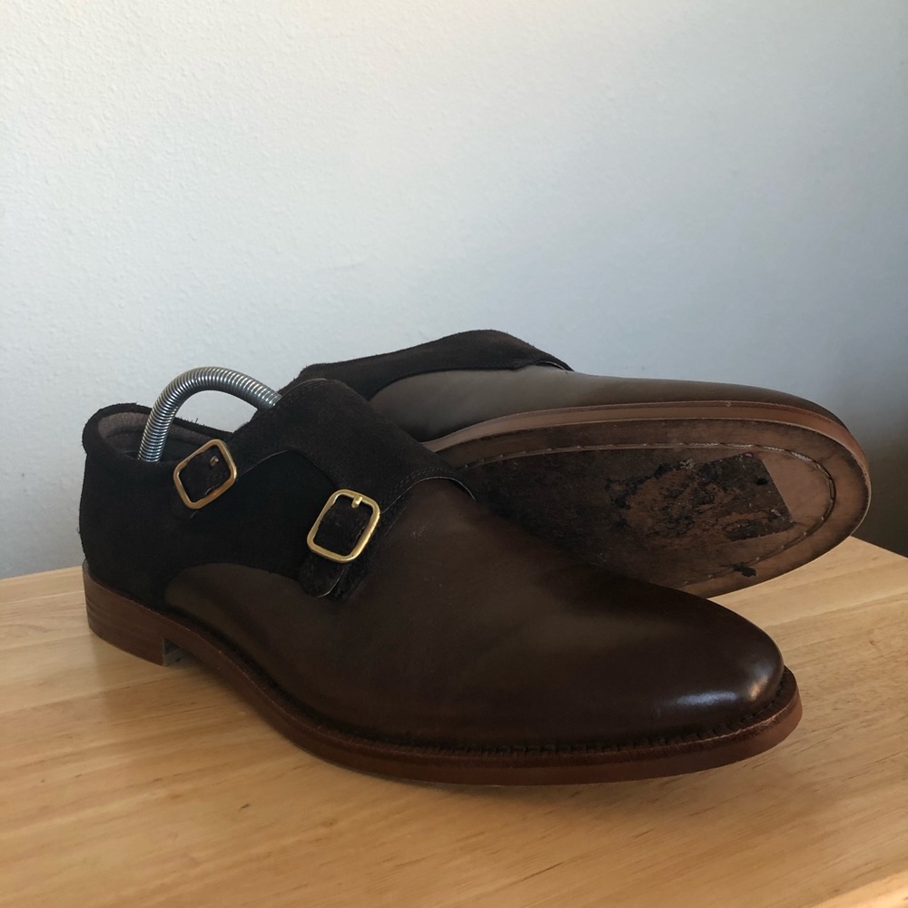 Gordon Rush buckle Harper double monkstrap 10